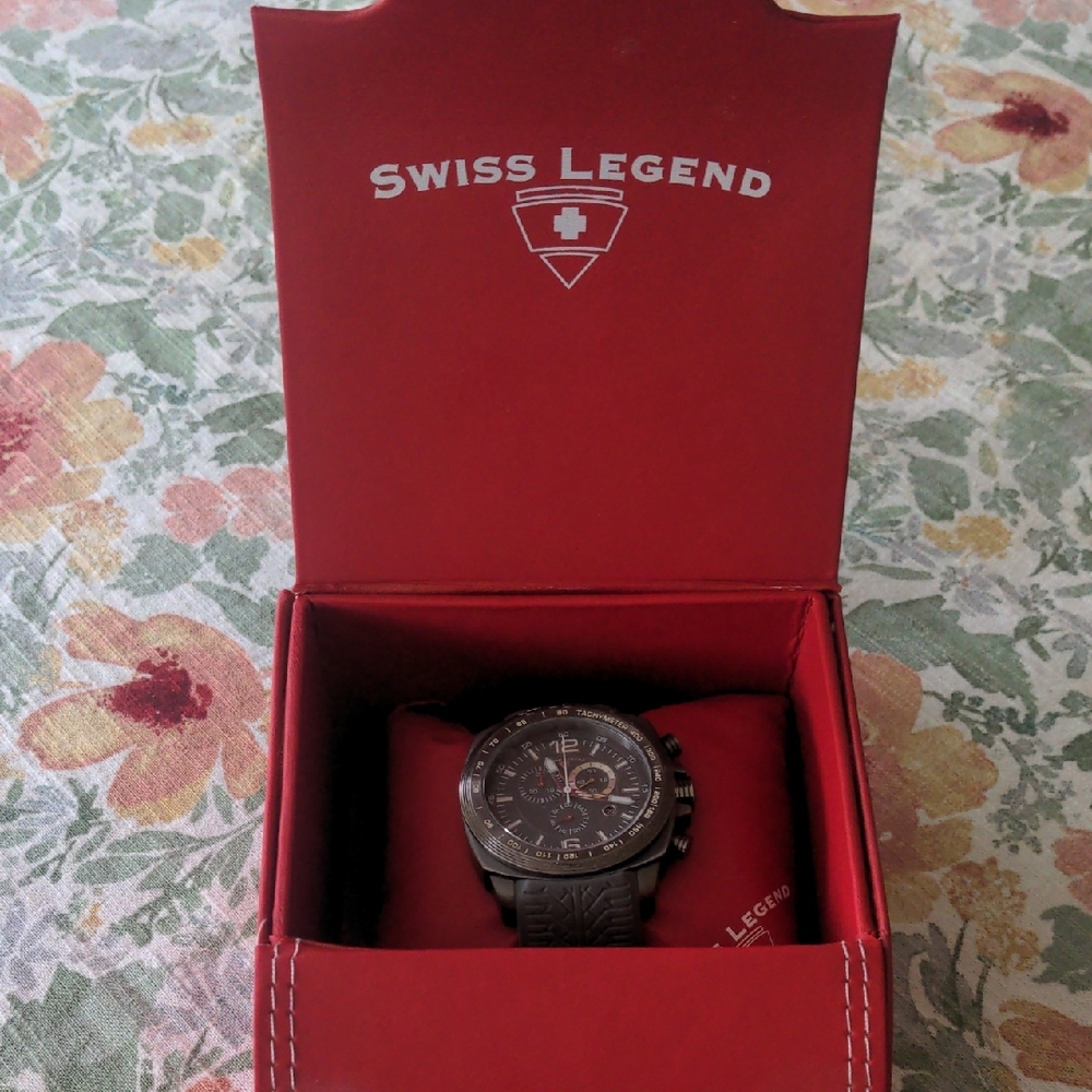 Swiss Legend Timepiece in Red Box